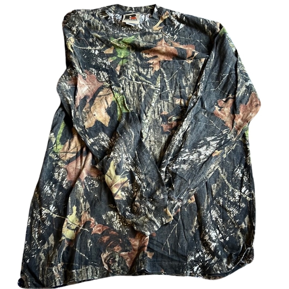 Men’s Russell Outdoors Camo long sleeved shirt